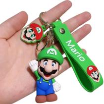 Chaveiro 3d Luigi Personagem Chave Carro Bolsa Coleção Mário Bros Pingente