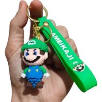 Chaveiro 3d Luigi Pixel Personagem Coleção Mario Bros Acessório Chave Carro Bolsa Pingente Presente Chaveiro 3d Luigi Pixel Personagem Coleção Mario Bros Acessório Chave Carro Bolsa Pingente Presente