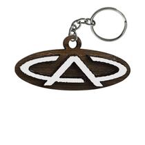 Chaveiro 3d Marca Cherry com Argola 4cm Mdf Madeira Decorada