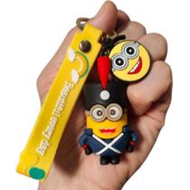 Chaveiro 3d Minions Desenho Coleção Chave Carro Bolsa Personagem Pingente