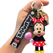 Chaveiro 3d Minnie Casamento Personagem Mickey Chave Carro Coleção Anime Disney