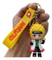 Chaveiro 3d Naruto Minato Namikaze Personagem Chave Carro Coleção Anime Pingente
