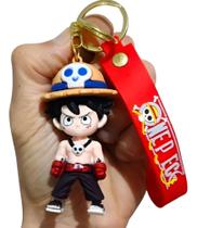 Chaveiro 3d One Piece Personagem Luffy Chave Carro Bolsa Coleção Bolsa