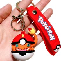Chaveiro 3d Pokebola Pokemon Charmander Anime Chave Carro Pingente Presente Chaveiro 3d Pokebola Pokemon Charmander Anime Chave Carro Pingente Presente