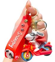 Chaveiro 3d Snoopy Motociclista Acessório Personagem Acessório Chave Carro Bolsa Presente Pingente Chaveiro 3d Snoopy Motociclista Acessório Personagem Acessório Chave Carro Bolsa Presente Pingente