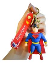 Chaveiro 3d Superman Coleção Personagem Marvel Chave Carro Acessório Coleção Presente