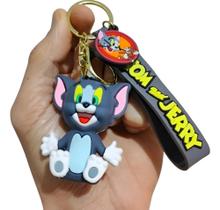 Chaveiro 3d Tom Personagem Tom E Jerry Desenho Chave Carro Bolsa Pingente