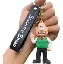Chaveiro 3d Wallace Personagem Batalha dos Vegetais Wallace E Gromit Acessório Chave Carro Bolsa