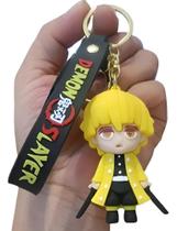 Chaveiro 3d Zenitsu Agatsuma Demon Slayer Anime Mangá Coleção Personagem Chave Carro Bolsa Mochila