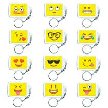 Chaveiro 3x4 Lembrancinha Emoji - 100 Unidades