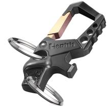 Chaveiro Abridor de Garrafas Mosquetão Hephis - Heavy Duty Preto