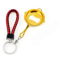 Chaveiro abridor de garrafas PUBG Pan Gold Alloy Chaveiro Chaveiro abridor de garrafas PUBG Pan Gold Alloy Chaveiro
