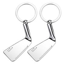 Chaveiro, acessório para clube de golfe, chaveiro de metal 56g, 40x24x60mm Chaveiro, acessório para clube de golfe, chaveiro de metal 56g, 40x24x60mm