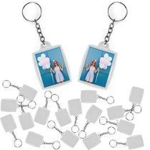 Chaveiro Acrílico 3x4 - RETANGULAR - 6 unidades