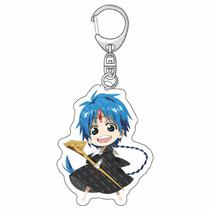 Chaveiro acrílico Magi Sinbad Chibi, coleção para fãs Chaveiro acrílico Magi Sinbad Chibi, coleção para fãs