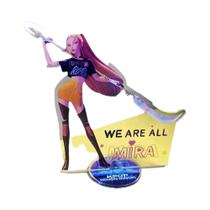 Chaveiro Acrílico Rumi Mira Zoe KPop Demon Hunters Com Placas De Apoio Para Decoração De Mochila