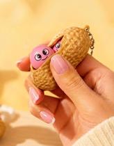 Chaveiro Amendoim Anti Stress Fofo Alívio Ansiedade Brinquedo Pop It Portátil Chaveiro Amendoim Anti Stress Fofo Alívio Ansiedade Brinquedo Pop It Portátil