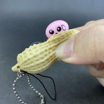 Chaveiro Amendoim Fidget Toy Brinquedo Anti Stress de Apertar do TikTok Silicone Sensorial Relaxa