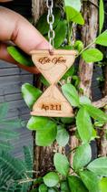 Chaveiro Ampulheta MDF 65 unidades, decoração, réveillon, natal Chaveiro Ampulheta MDF 65 unidades, decoração, réveillon, natal
