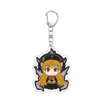 Chaveiro Anime Touhou Project 55MM Hakurei Reimu SinGyoku Mima Konngara Placa De Acrílico Modelo