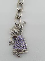 Chaveiro Anjo Pedraria Strass Lilas Chaveiro Anjo Pedraria Strass Lilas