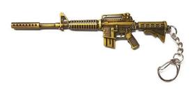 Chaveiro Arma M16a4 Dourada Pubg Chaveiro Arma M16a4 Dourada Pubg