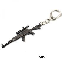 Chaveiro Arma SKS PRATA PUBG