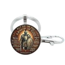 Chaveiro Armor of God Efésios 6:10 Liga de zinco 14g