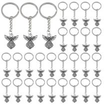 Chaveiro AUEAR Guardian Angel Silver Tone, pacote com 50 Chaveiro AUEAR Guardian Angel Silver Tone, pacote com 50