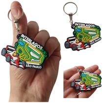 Chaveiro Autódromo Interlagos F1 Emborrachado Pendente Bolsa Chaveiro Autódromo Interlagos F1 Emborrachado Pendente Bolsa