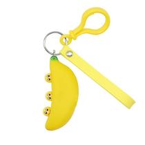 Chaveiro Banana Squeeze Toy Stress Relief Novelty Gag Toys Chaveiro Banana Squeeze Toy Stress Relief Novelty Gag Toys