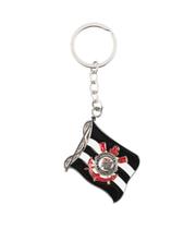 Chaveiro Bandeira Time 5cm Corinthians