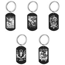 Chaveiro Berserk em aço inoxidável Eclipse Warriors Design Chaveiro Berserk em aço inoxidável Eclipse Warriors Design