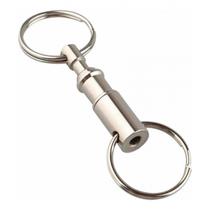 Chaveiro bipartido Niquelado Com 2 Argolas Swiss made Victorinox 4.1835
