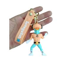 Chaveiro Bob Esponja - Boneca Muscular Engraçada - Figura de Anime Colecionável