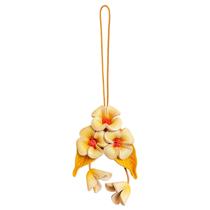 Chaveiro Boho de Couro Legítimo com Flor da LRTJ, Pingente Fofo para Bolsa, Charme para Bolsa Tote Feminina Chaveiro Boho de Couro Legítimo com Flor da LRTJ, Pingente Fofo para Bolsa, Charme para Bolsa Tote Feminina