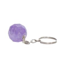CHAVEIRO BOLA / ESFERA FACETADA AMETISTA - (1 a 3)cm CHAVEIRO BOLA / ESFERA FACETADA AMETISTA - (1 a 3)cm