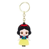 Chaveiro Boneca Branca De Neve Silicone 6.5cm - Disney