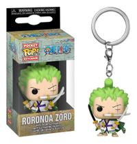 Chaveiro Boneco One Piece Roronoa Zoro Funko Pocket