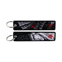 Chaveiro Bordado Dupla Face Do Anime Berserk, Anel De Chave De Desenho Japonês, Presente De Joia Chaveiro Bordado Dupla Face Do Anime Berserk, Anel De Chave De Desenho Japonês, Presente De Joia