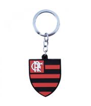 Chaveiro Borracha Flamengo Com Brasão Oficial