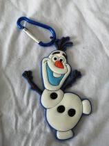 Chaveiro borracha Olaf braços abertos Frozen Disney