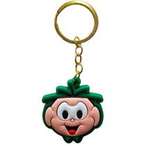 Chaveiro Borracha Rosto Cebolinha Verde - Turma Da Mônica