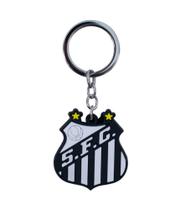 Chaveiro Borracha Santos FC Escudo do Time - Mileno