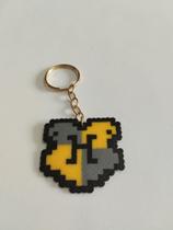 Chaveiro Brasão Lufa Lufa pixel ART Chaveiro Brasão Lufa Lufa pixel ART