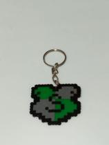 Chaveiro Brasão Sonserina pixel art Chaveiro Brasão Sonserina pixel art