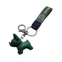 Chaveiro Bulldog Trendy 3D Resin para homens e mulheres