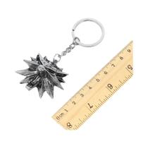 Chaveiro Cabeça De Lobo the Witcher 3 Wild Hunt Geralt, Chaveiro De Metal, Porta-Cartões, Qualidade