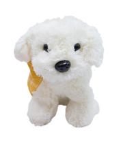 Chaveiro Cachorro Laço Orelhas Marrom 17cm Pelúcia