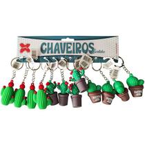 Chaveiro Cactos 5cm - Blister Com 12 Peças Chaveiro Cactos 5cm - Blister Com 12 Peças